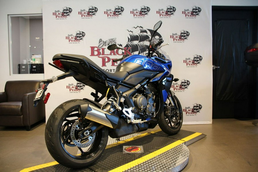 2026 Triumph Tiger Sport 800 GraphiteSapphire Black
