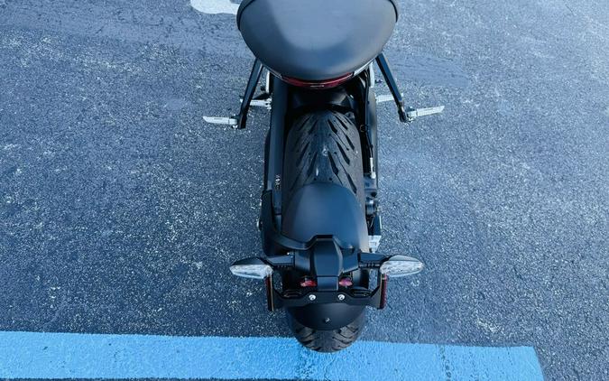 2022 Triumph Trident 660 Matt Jet Black and Silver Ice
