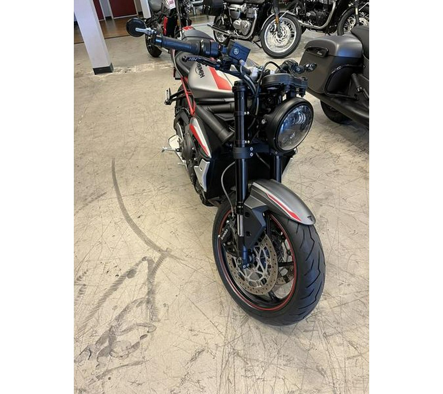 2021 Triumph Street Triple R Low Matte Silver Ice