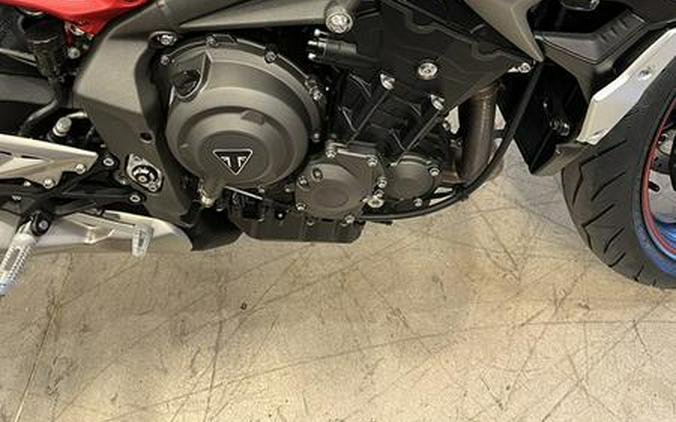 2021 Triumph Street Triple R Low Matte Silver Ice