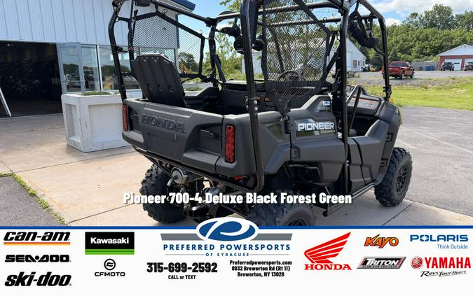 2026 Pioneer 700-4 Deluxe Black Forest Green - Honda
