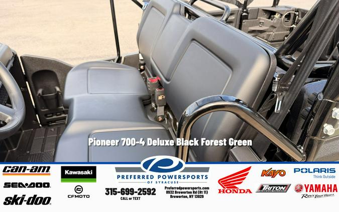 2026 Pioneer 700-4 Deluxe Black Forest Green - Honda