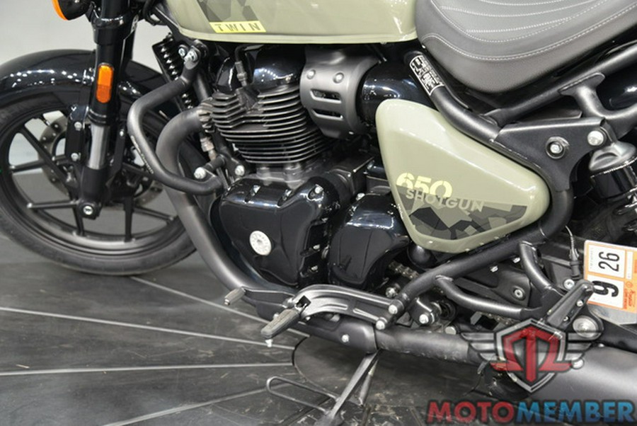 2024 Royal Enfield Shotgun 650 Drill Green