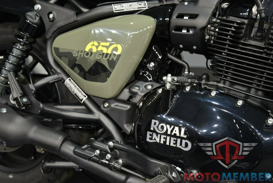 2024 Royal Enfield Shotgun 650 Drill Green