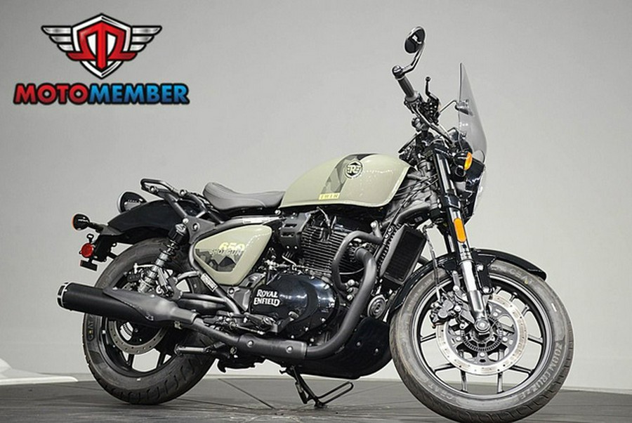 2024 Royal Enfield Shotgun 650 Drill Green