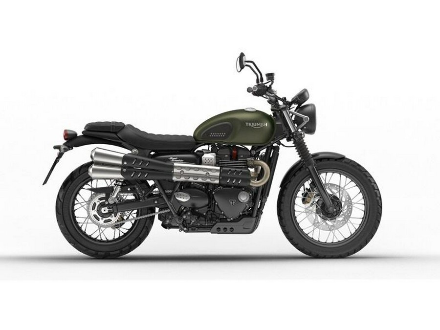 2018 Triumph Street Scrambler Matte Khaki Green