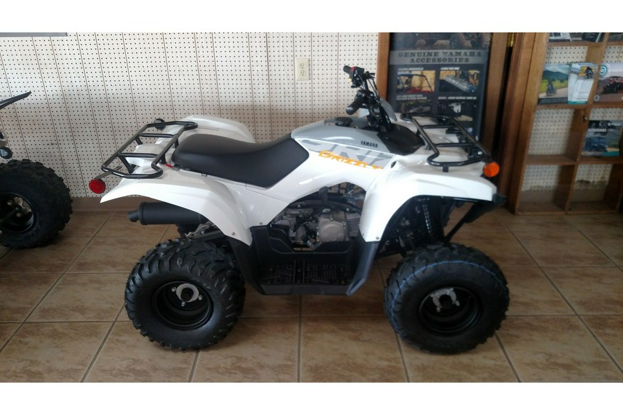 2024 Yamaha Grizzly 90 Youth WHITE / ARMOR GRAY