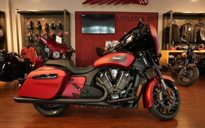 2026 Indian Motorcycle® Chieftain® PowerPlus Dark Horse® 112 w/PowerBand Sunset Red Smoke