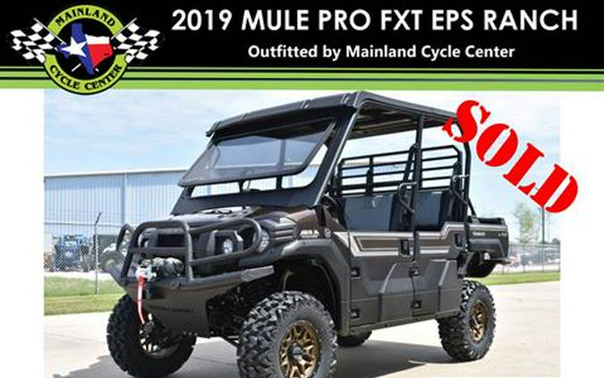 2019 Kawasaki Mule PRO-FXT Ranch Edition