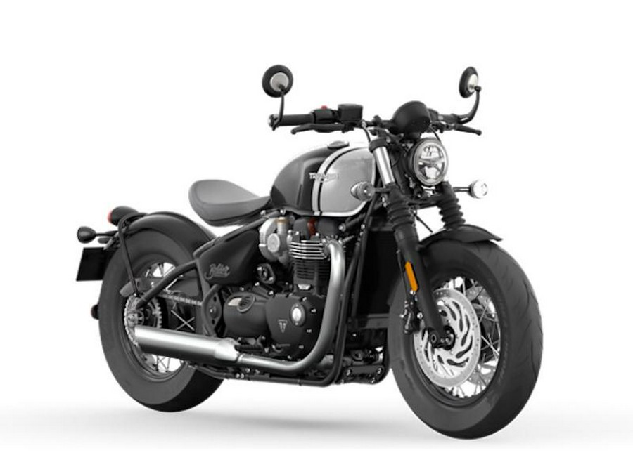 2024 Triumph Bonneville Bobber Jet Black/Ash Gray