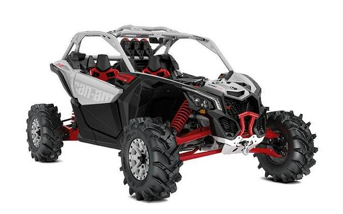 2024 Can-Am Maverick X3 X MR Turbo RR 72 Silver & Red