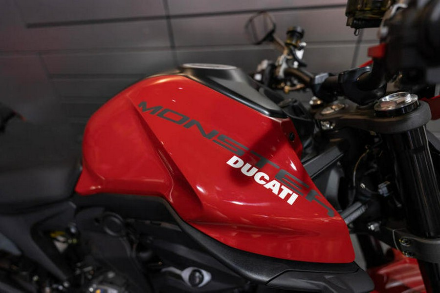 2024 Ducati Monster + Ducati Red