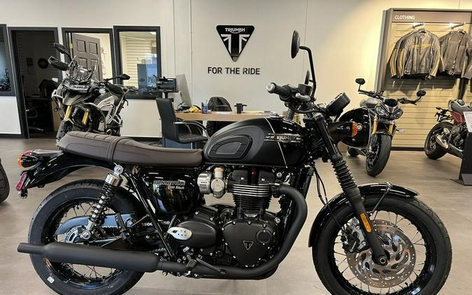 2023 Triumph Bonneville T120 Black Sapphire Black / Matte Sapphire Black