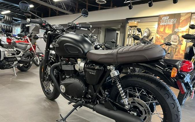 2023 Triumph Bonneville T120 Black Sapphire Black / Matte Sapphire Black