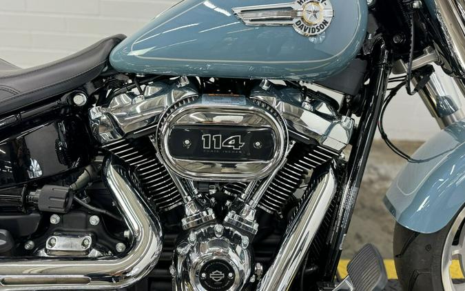 2024 Harley-Davidson Fat Boy 114 SHARKSKIN BLUE