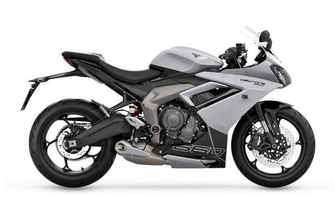 2024 Triumph Daytona 660 Snowdonia White/Sapphire Black