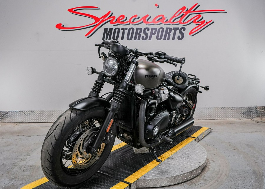 2020 Triumph Bonneville Bobber Black