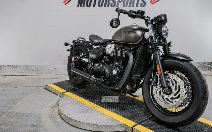 2020 Triumph Bonneville Bobber Black