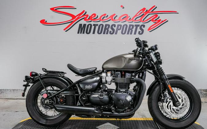 2020 Triumph Bonneville Bobber Black