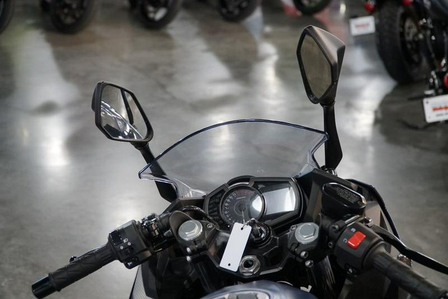 2023 Kawasaki Ninja® 400 Metallic Magnetic Dark Gray/Twilight Blue