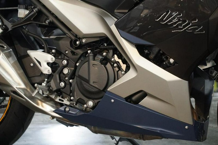2023 Kawasaki Ninja® 400 Metallic Magnetic Dark Gray/Twilight Blue