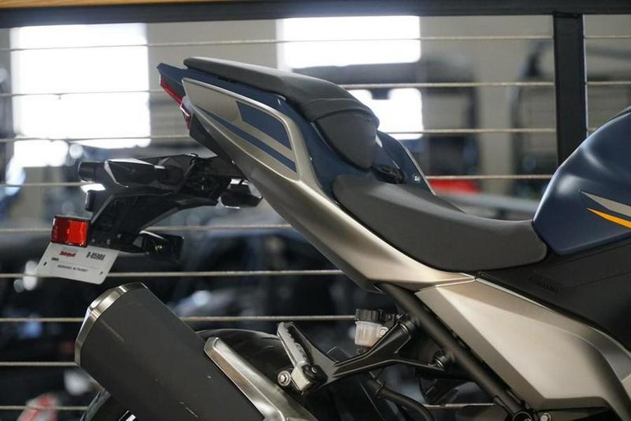 2023 Kawasaki Ninja® 400 Metallic Magnetic Dark Gray/Twilight Blue