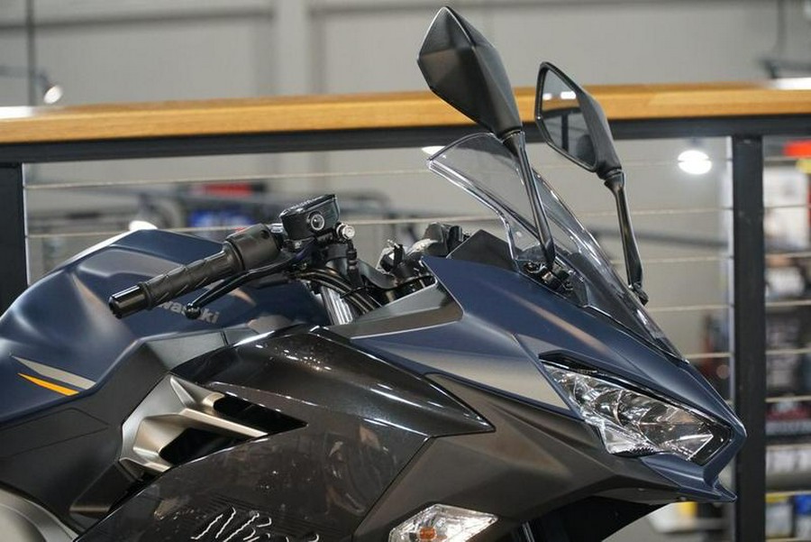 2023 Kawasaki Ninja® 400 Metallic Magnetic Dark Gray/Twilight Blue