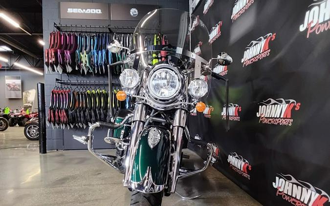 2018 Indian Springfield ABS Metallic Jade over Thunder Black