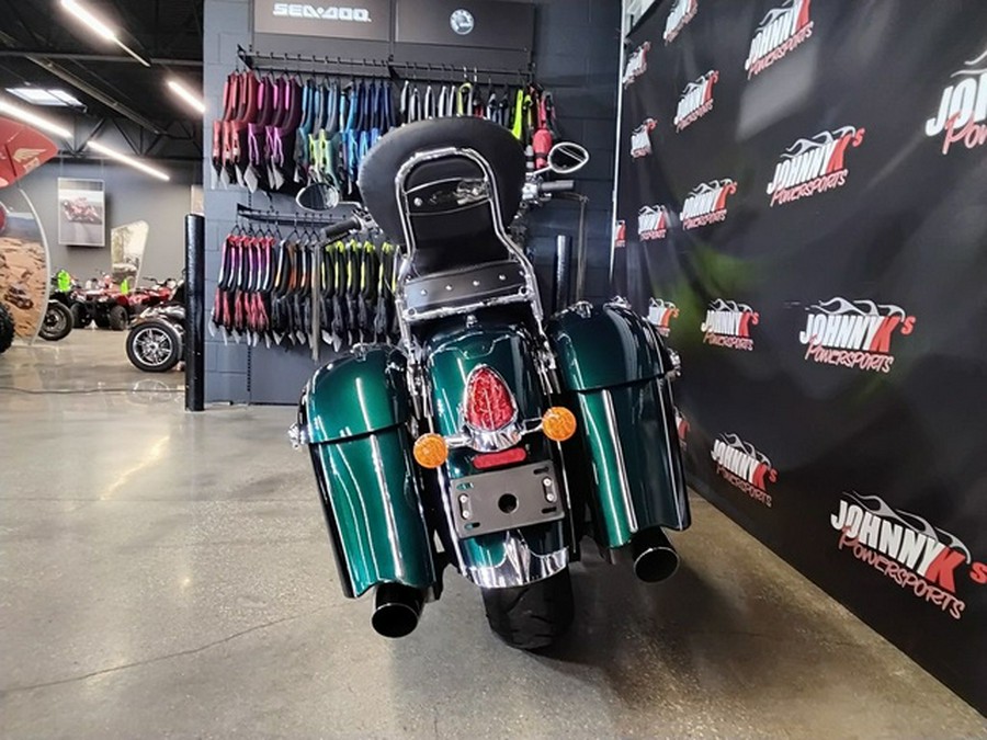 2018 Indian Springfield ABS Metallic Jade over Thunder Black