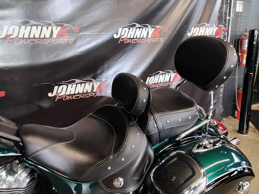 2018 Indian Springfield ABS Metallic Jade over Thunder Black