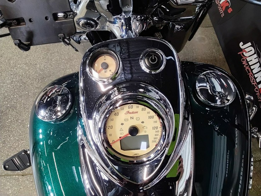 2018 Indian Springfield ABS Metallic Jade over Thunder Black