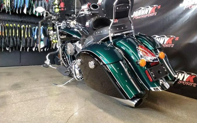 2018 Indian Springfield ABS Metallic Jade over Thunder Black