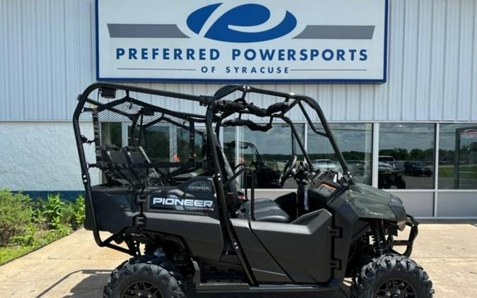 2025 Honda Pioneer 700-4 Deluxe Black Forest Green