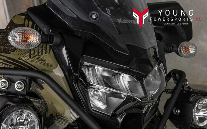 2026 Kawasaki KLR650 Adventure ABS Cypher Camo Beige