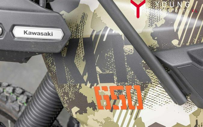 2026 Kawasaki KLR650 Adventure ABS Cypher Camo Beige
