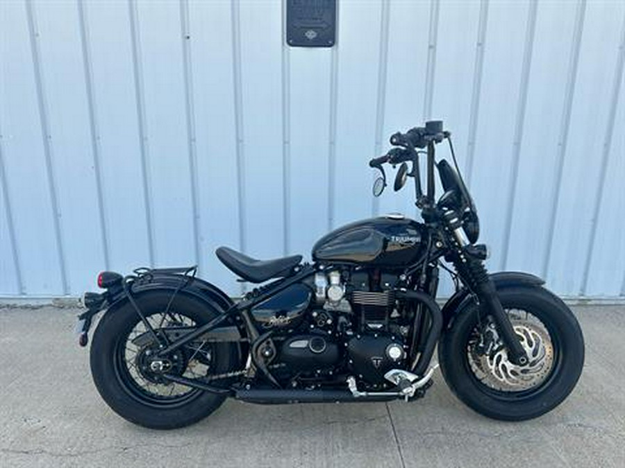 2019 Triumph Bonneville Bobber Black