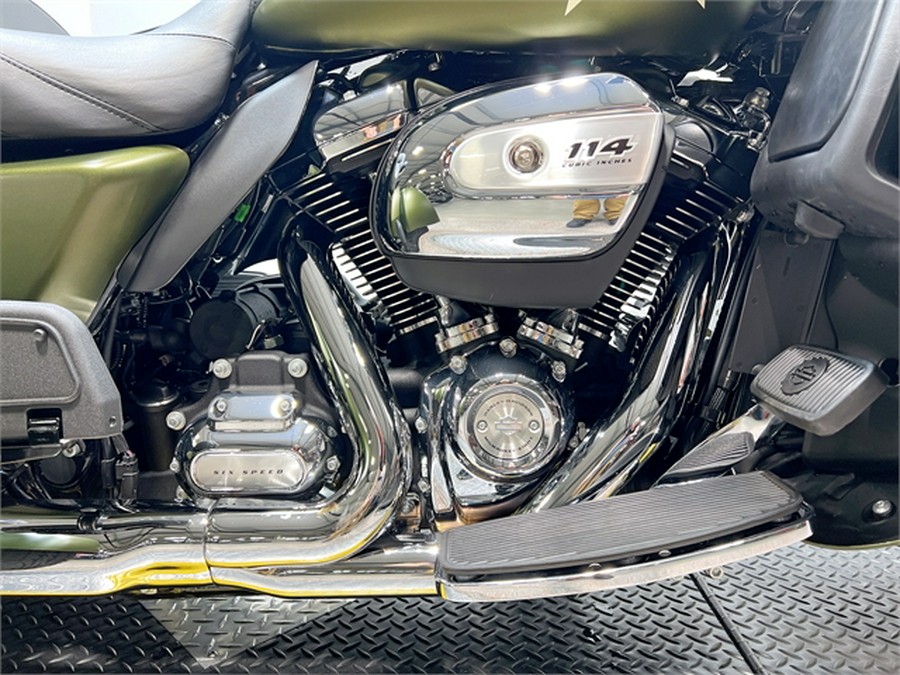 2022 Harley-Davidson Tri Glide Ultra (GI Enthusiast Collection) 1,984 Miles Mineral Green Denim