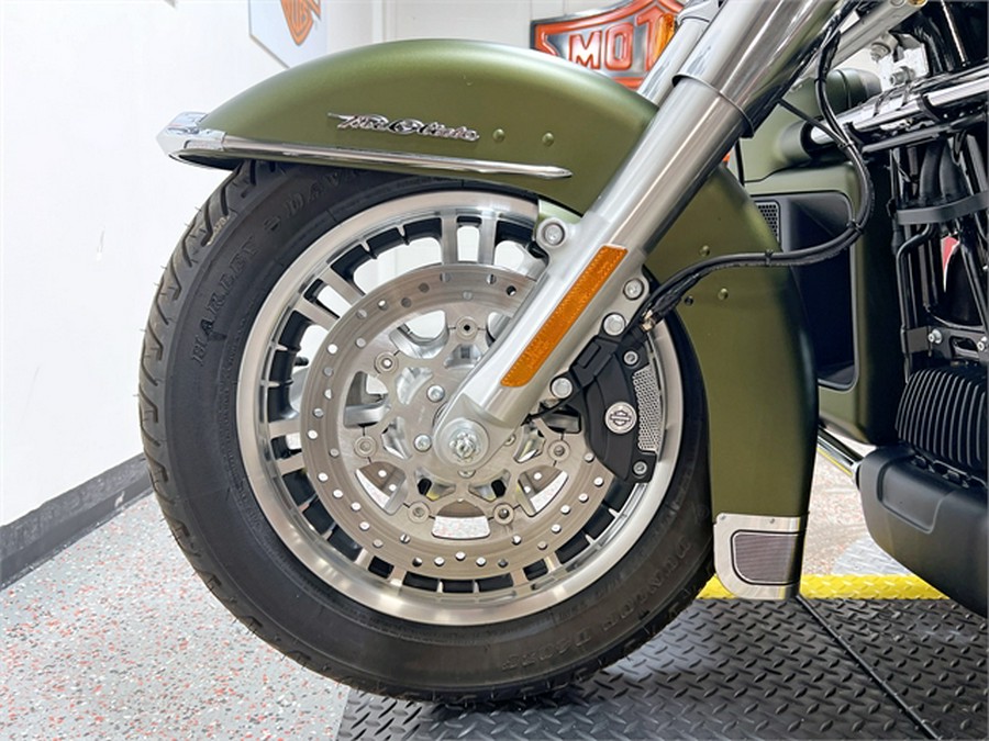 2022 Harley-Davidson Tri Glide Ultra (GI Enthusiast Collection) 1,984 Miles Mineral Green Denim