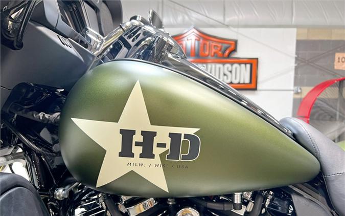 2022 Harley-Davidson Tri Glide Ultra (GI Enthusiast Collection) 1,984 Miles Mineral Green Denim