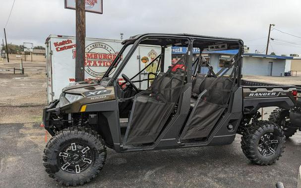 New 2024 POLARIS RANGER CREW XP 1000 TEXAS EDITION BRONZE METALLIC