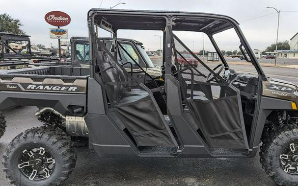 New 2024 POLARIS RANGER CREW XP 1000 TEXAS EDITION BRONZE METALLIC