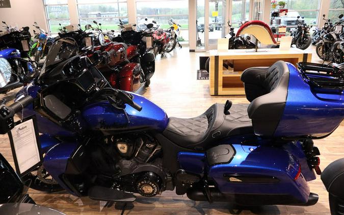 2026 Indian Motorcycle® Pursuit® Dark Horse® 112 w/ PowerBand Audio Deep Blue Metallic with Black M