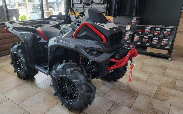 2025 Can-Am® Outlander X mr 1000R Granite Grey & Legion Red