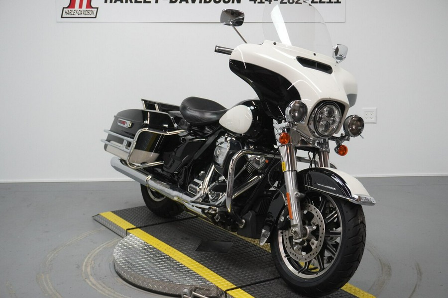2020 Police Electra Glide WHITE / BLACK
