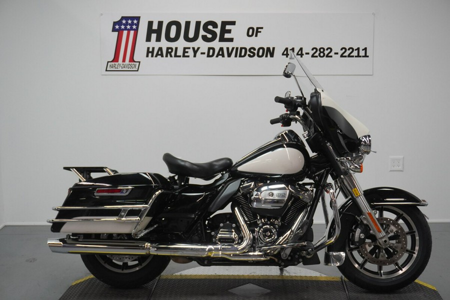 2020 Police Electra Glide WHITE / BLACK