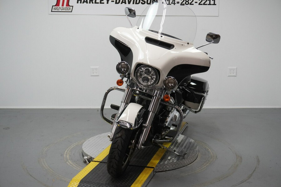 2020 Police Electra Glide WHITE / BLACK