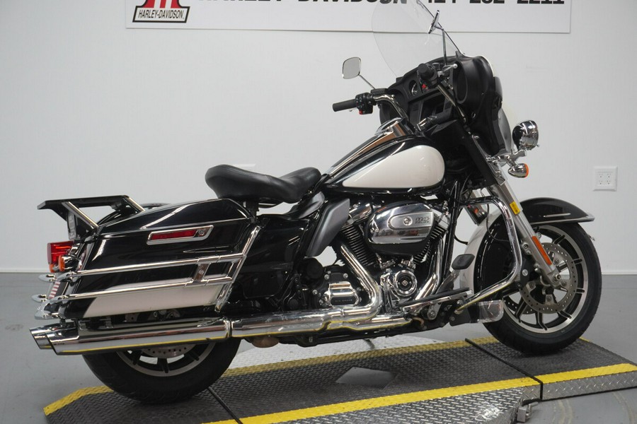 2020 Police Electra Glide WHITE / BLACK
