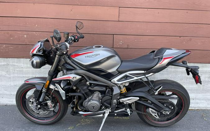 2021 Triumph Street Triple RS Silver Ice