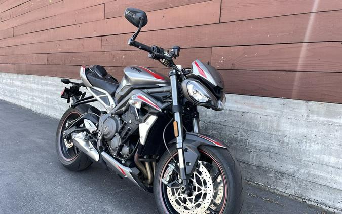 2021 Triumph Street Triple RS Silver Ice