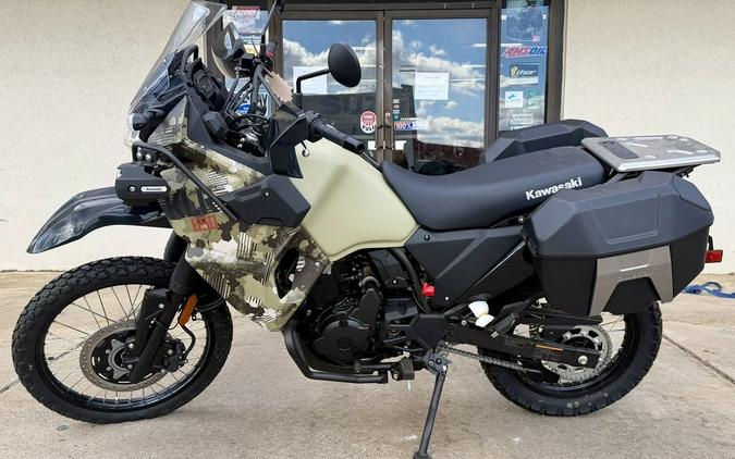 2025 Kawasaki KLR®650 Adventure ABS Cypher Camo Beige